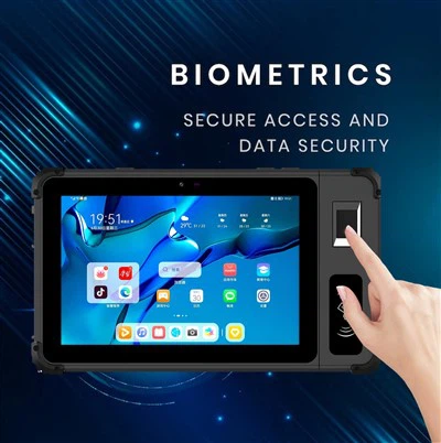 แท็บเล็ตพร้อมลายนิ้วมือ